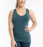 V - neck, Scoop Neck Reversible Tank - Mainstream Boutique
