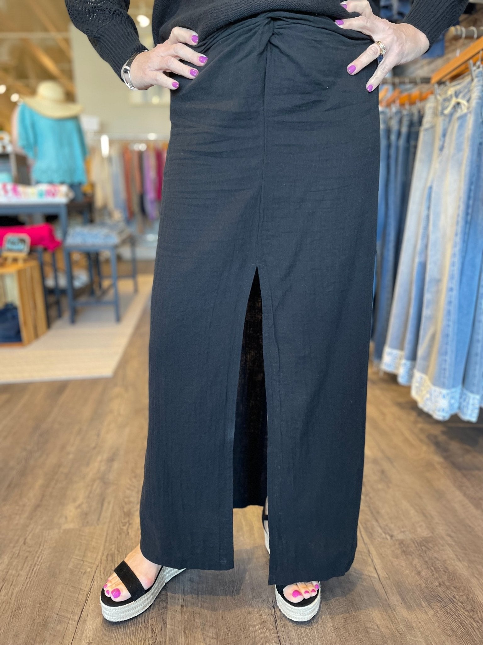 Maxi Faux Wrap - Mainstream Boutique