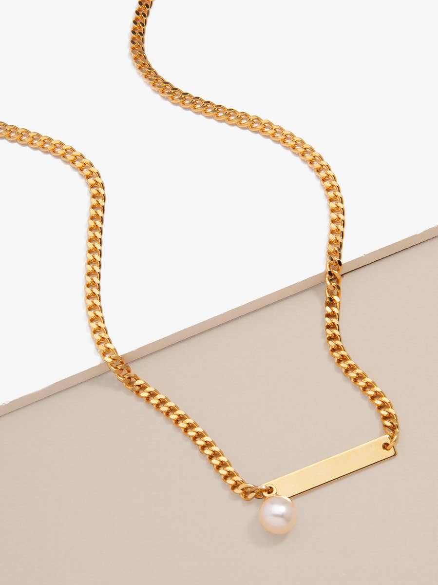 Pearl Balance Necklace - Mainstream Boutique