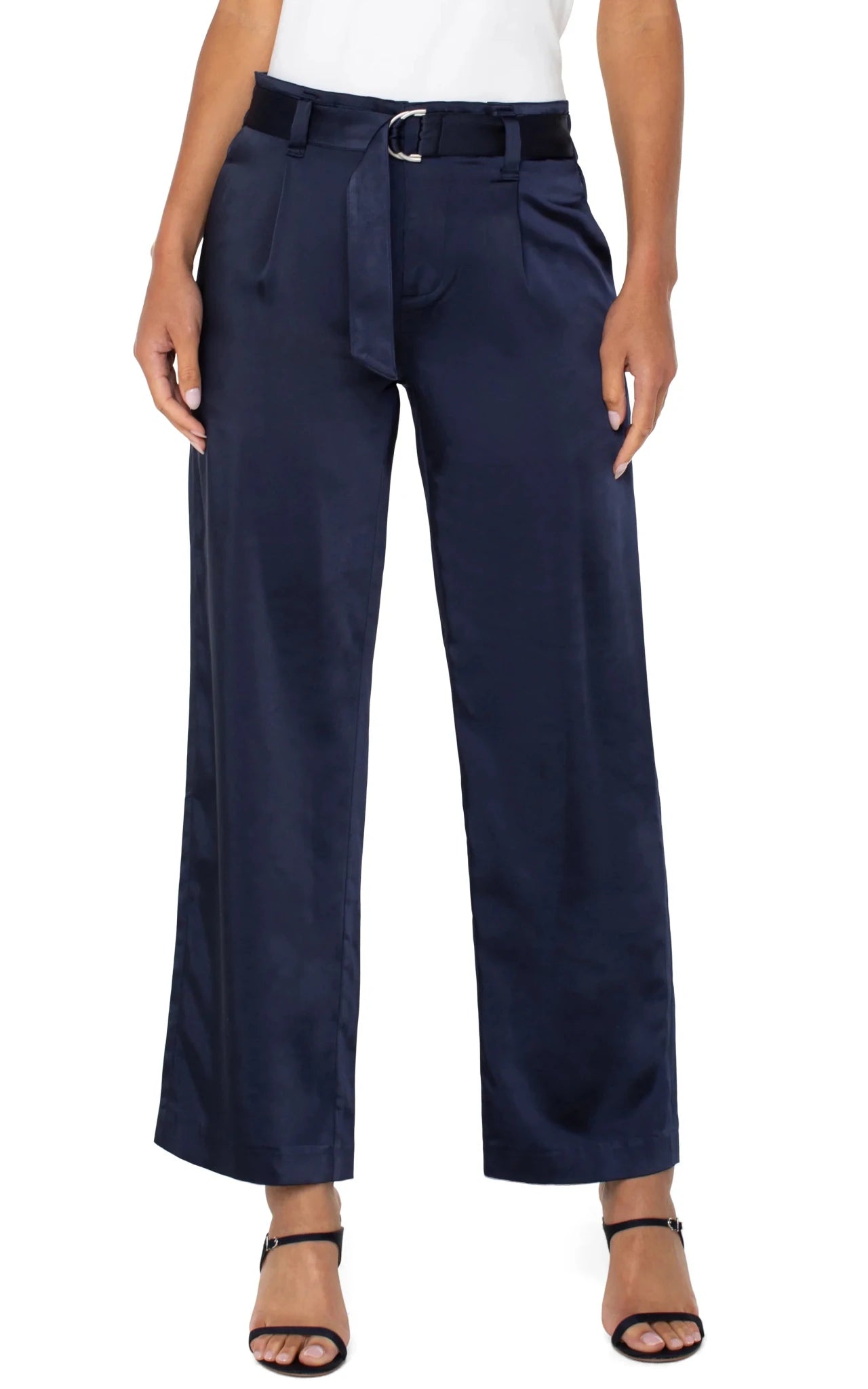 *FINAL SALE* Liverpool Belted Paperbag Wide Leg - Mainstream Boutique