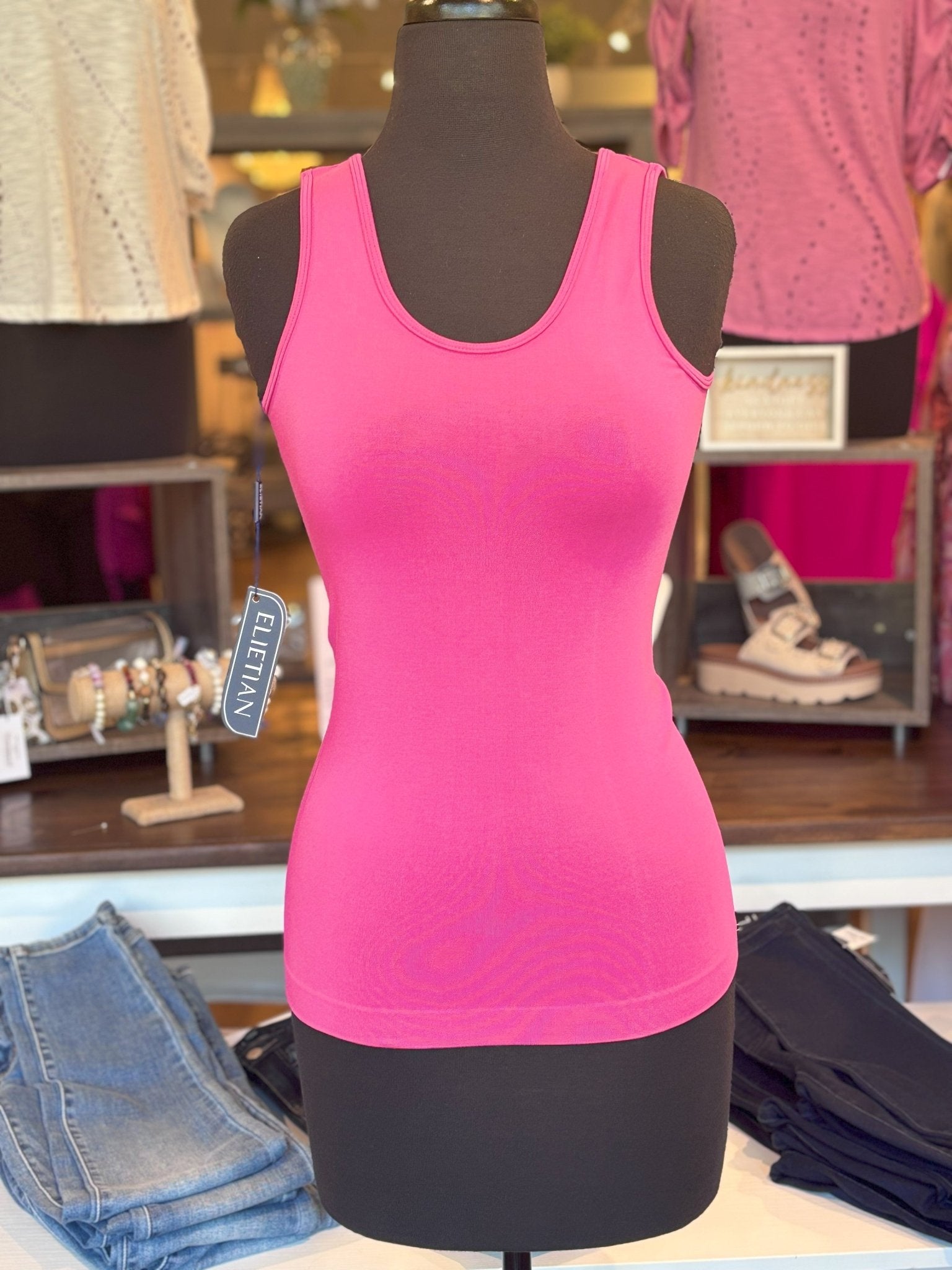 V - neck, Scoop Neck Reversible Tank - Mainstream Boutique