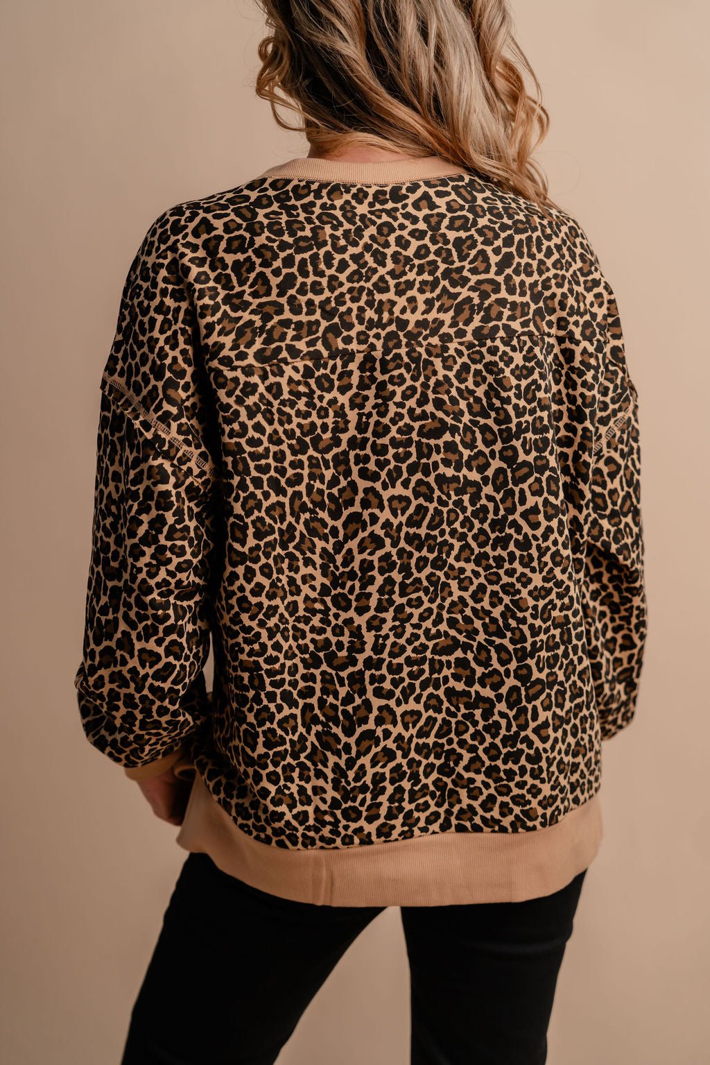 Leopard & Camo Printed Knit Top - Mainstream Boutique