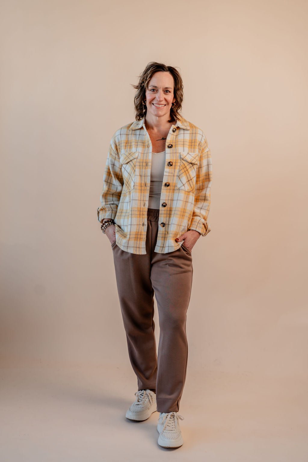 Collared Plaid Button Down - Mainstream Boutique