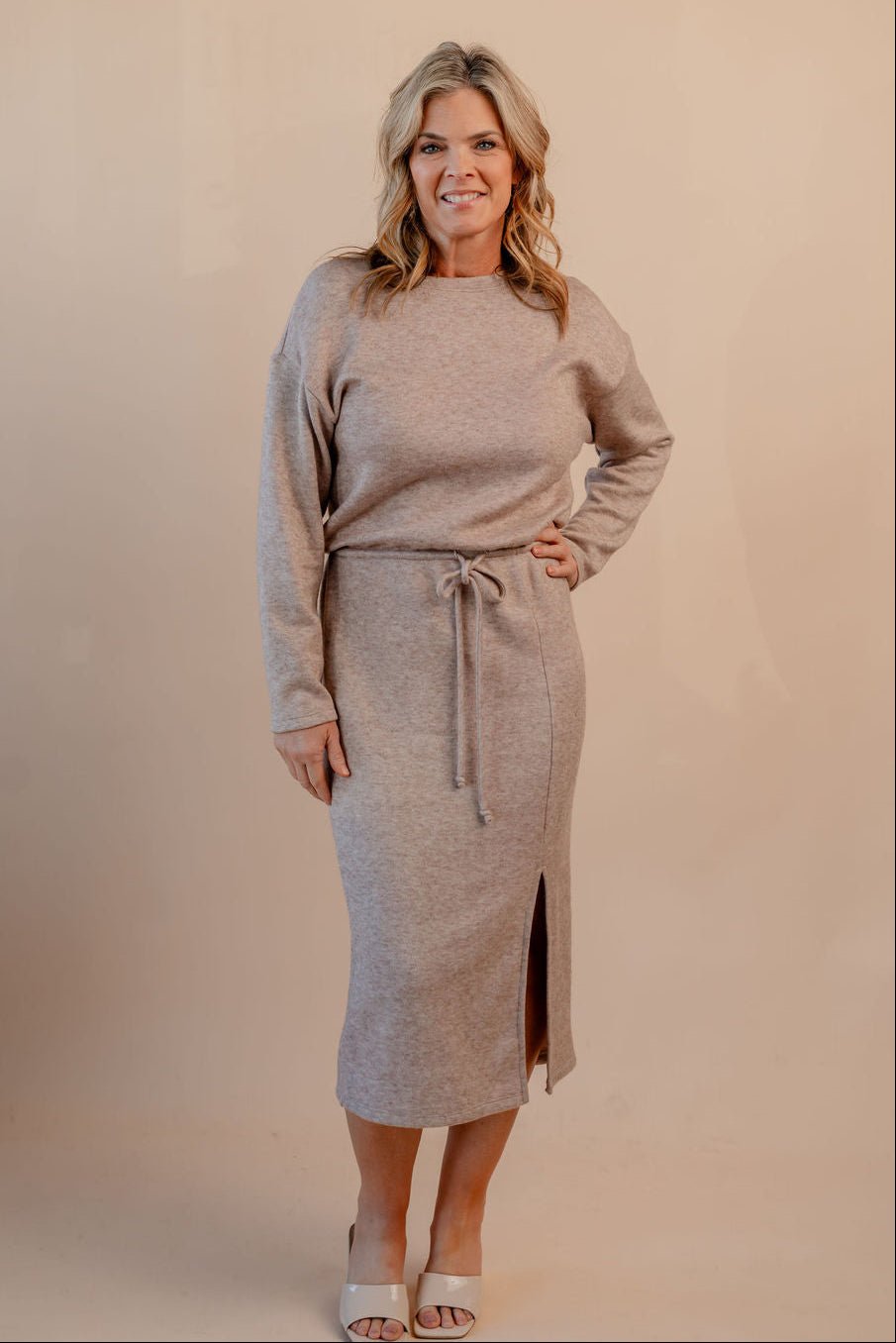 Cashmere Knit Teri Dress - Mainstream Boutique