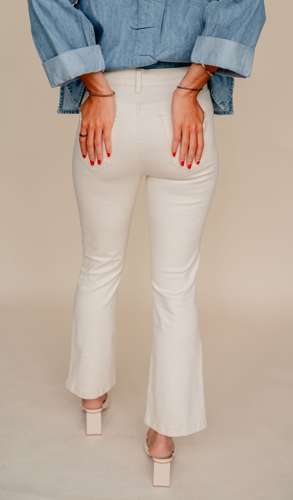 Bootcut Leg 5 Pocket Flex Twill Pants - Mainstream Boutique