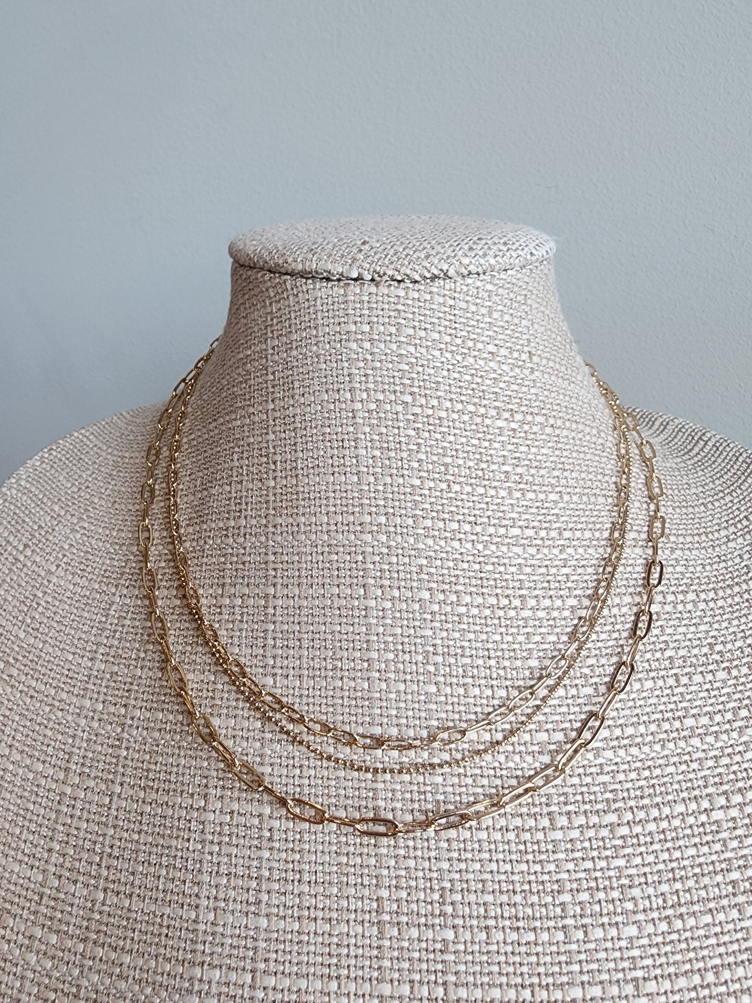 Triple Chain Asymmetrical - Mainstream Boutique