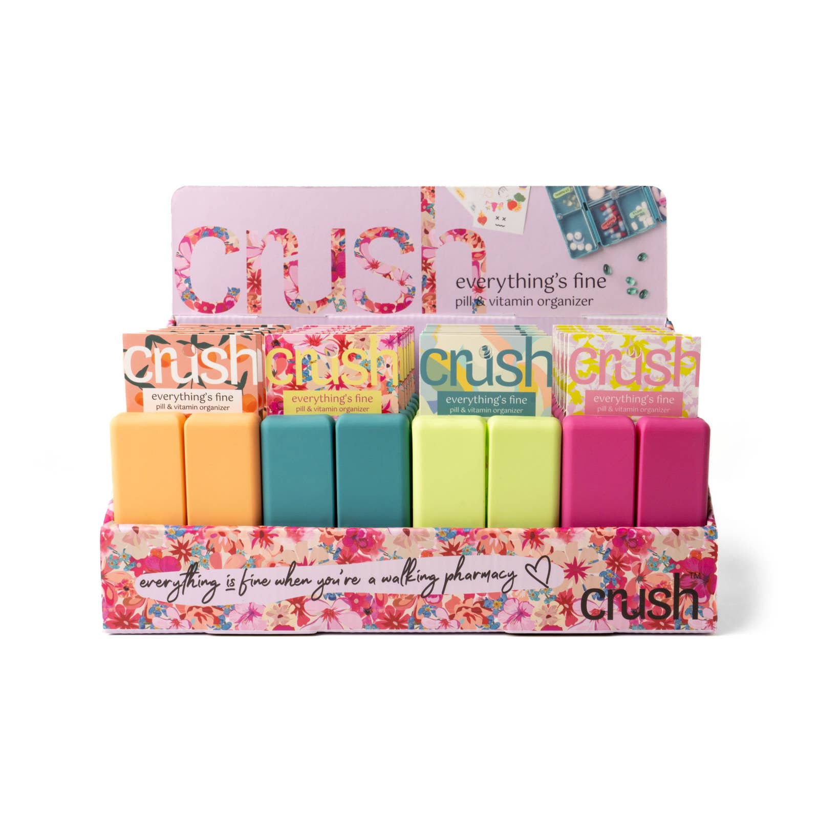Crush Everything's Fine Pill & Vitamin Case - Mainstream Boutique