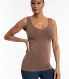 V - neck, Scoop Neck Reversible Tank - Mainstream Boutique