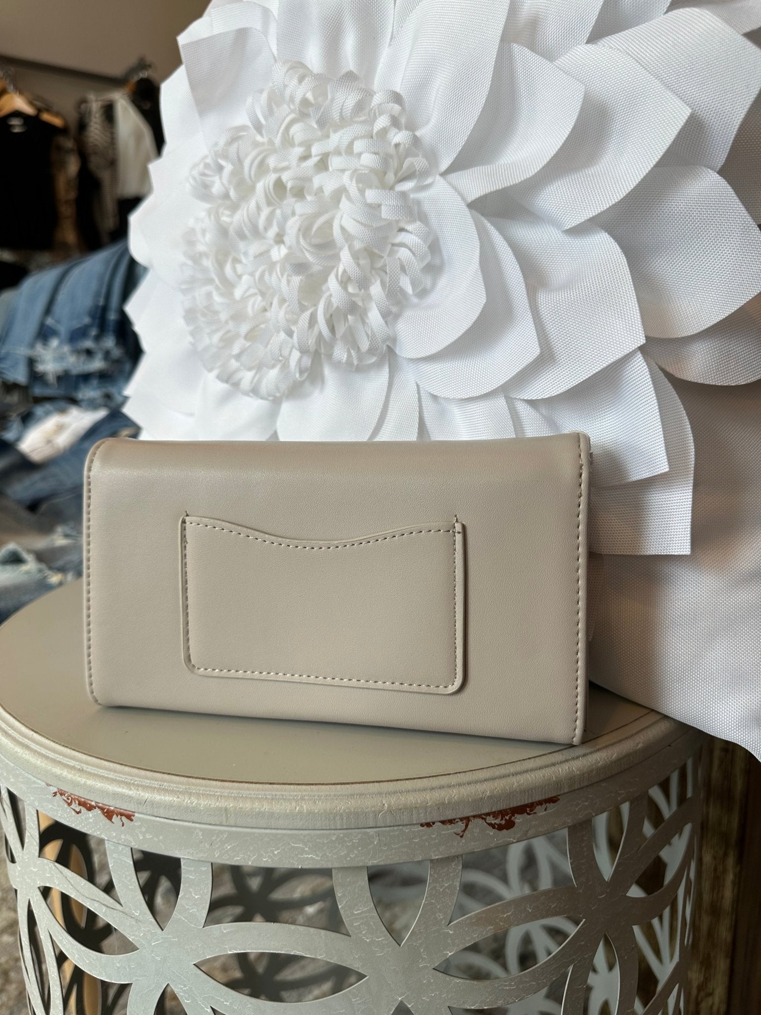 Convertible Whipstitch Crossbody Clutch - Mainstream Boutique