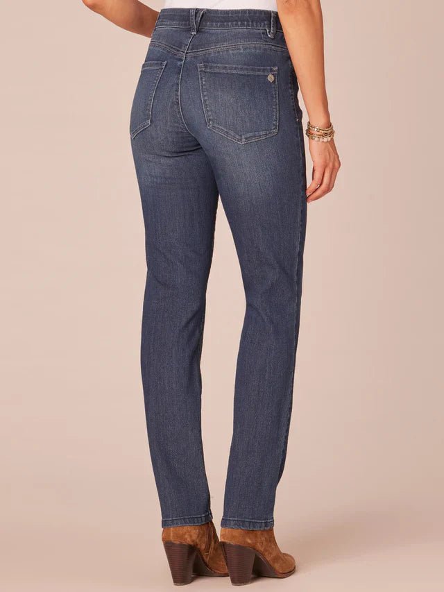 High Rise Straight Leg Jeans - Mainstream Boutique