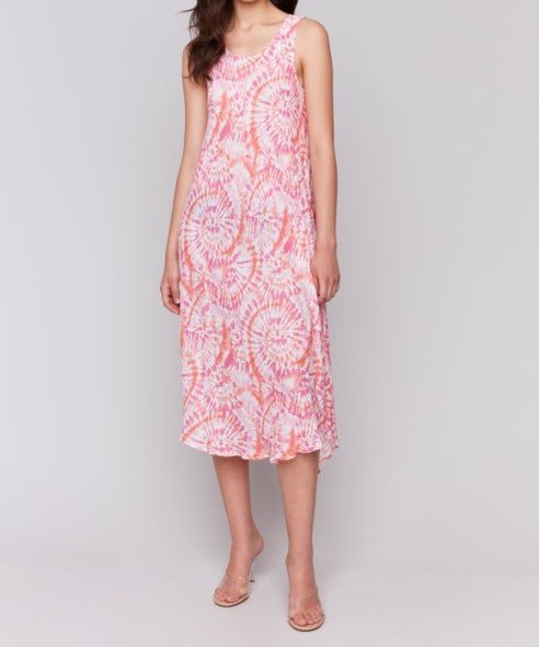 Sunset Swirl Midi Dress - Mainstream Boutique