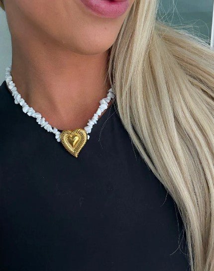 Carly Heart Necklace - Mainstream Boutique