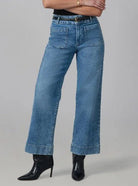 Lola Colette Morning Light High Rise Wide Leg Denim - Mainstream Boutique