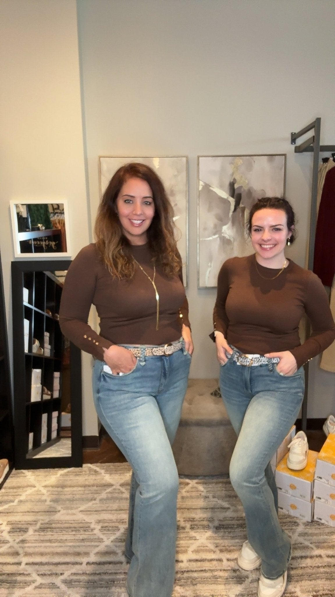Braided Belt Loop Flare Jeans - Mainstream Boutique