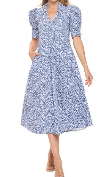 Bluebell Vine Cotton Midi - Mainstream Boutique