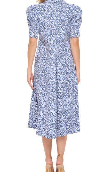 Bluebell Vine Cotton Midi - Mainstream Boutique