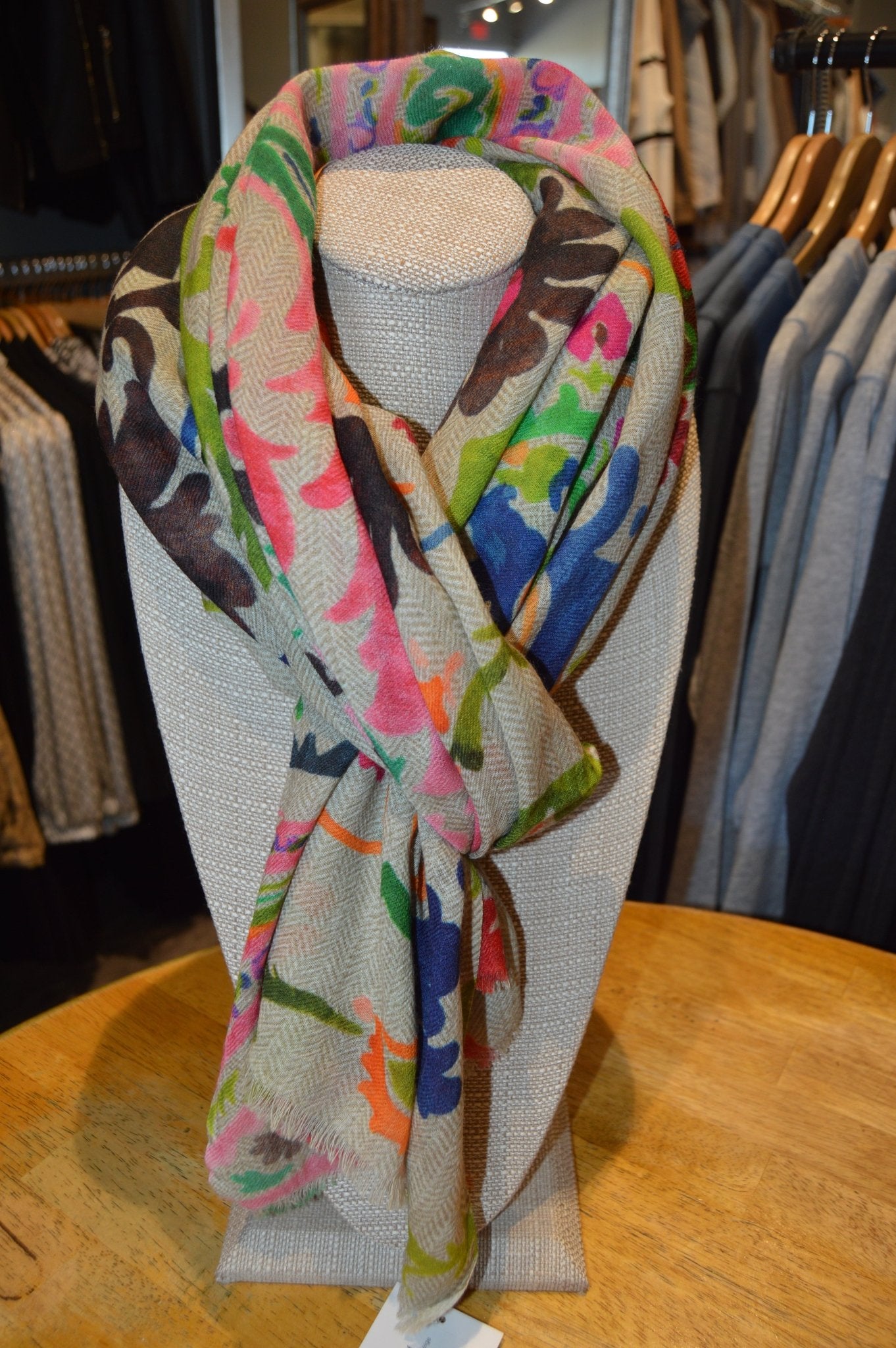 Arya Floral Scarf - Mainstream Boutique
