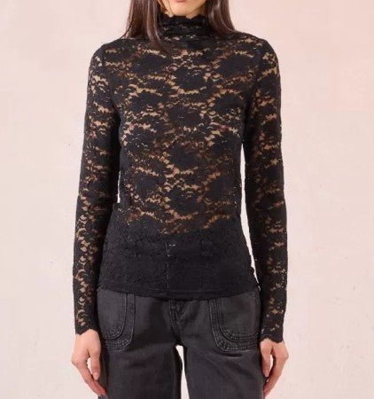 Midnight Veil Lace Top - Mainstream Boutique