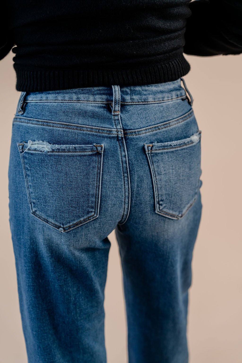 High Rise Ankle Slim Barrel Jeans - Mainstream Boutique