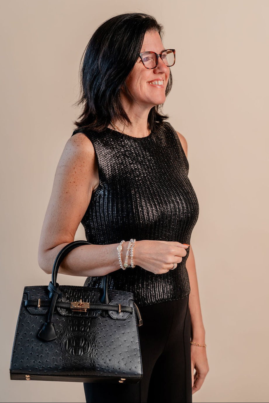 Sleeveless Crewneck Sweater - Mainstream Boutique