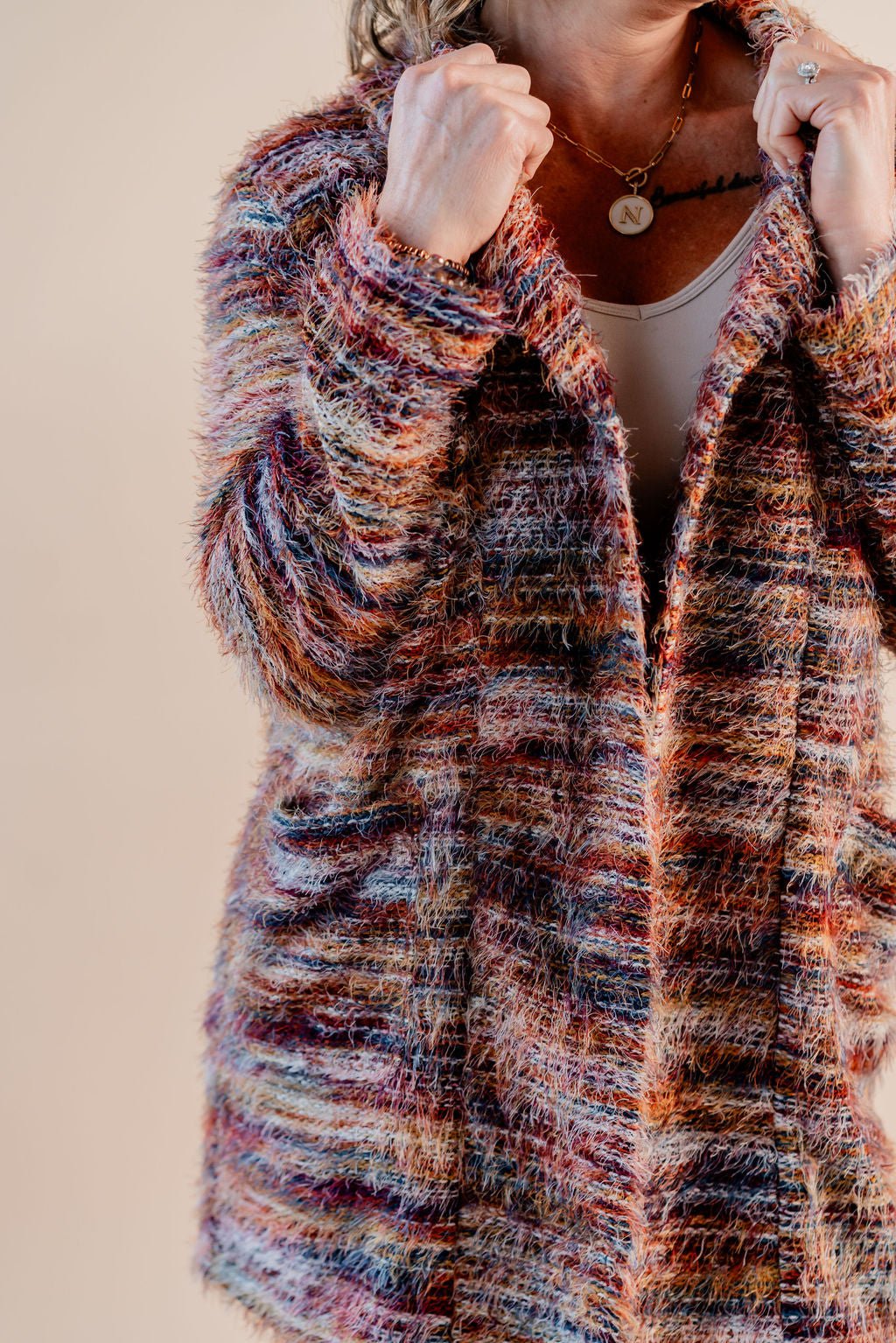 Long Sleeve Open Front Cardigan - Mainstream Boutique