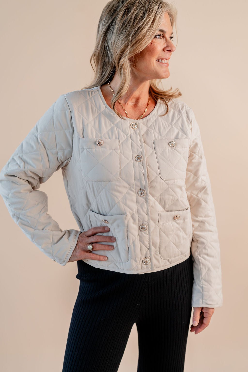 Quilted Jacket - Mainstream Boutique