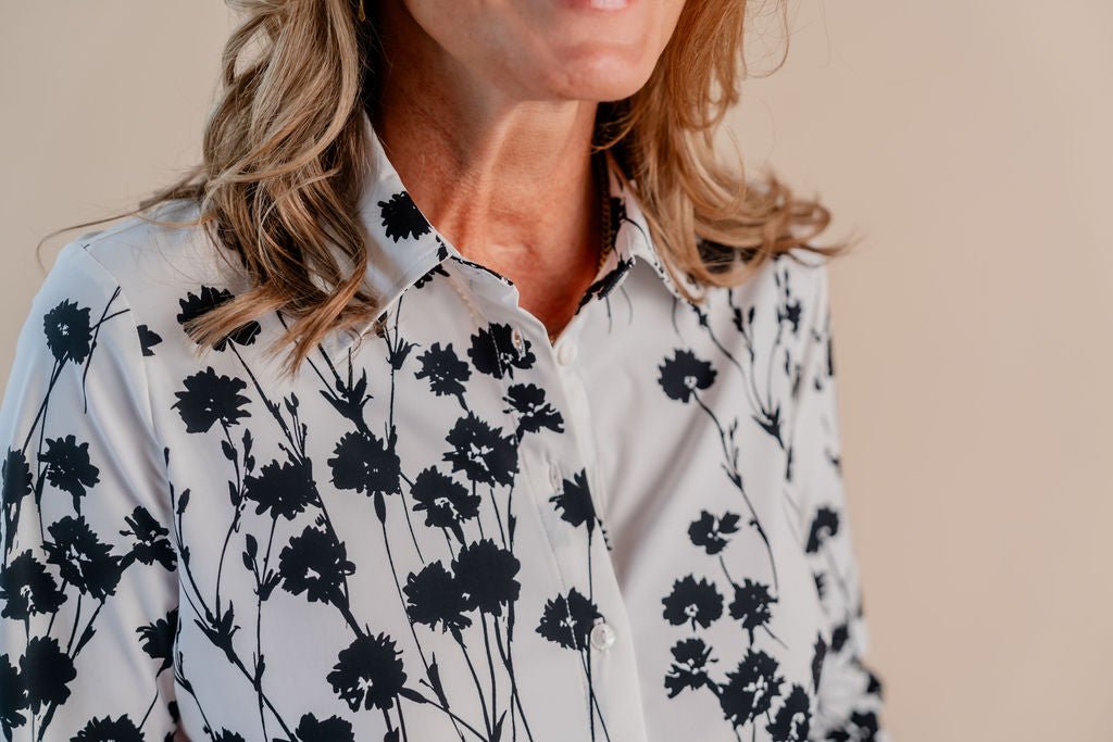 Long Sleeve Button Front Knit Shirt - Mainstream Boutique
