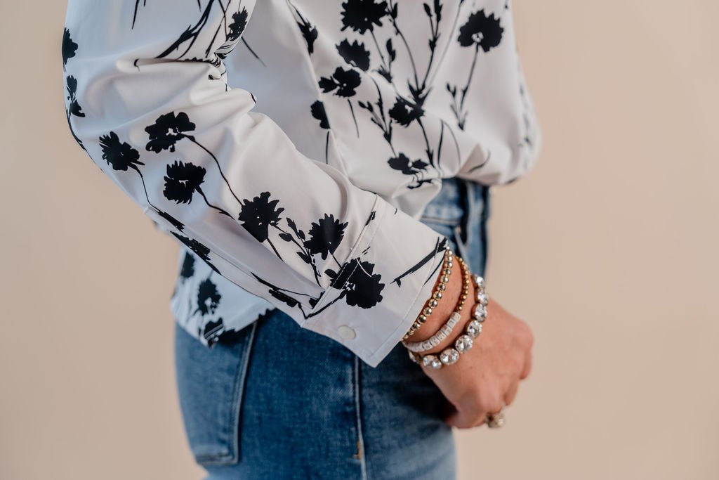 Long Sleeve Button Front Knit Shirt - Mainstream Boutique