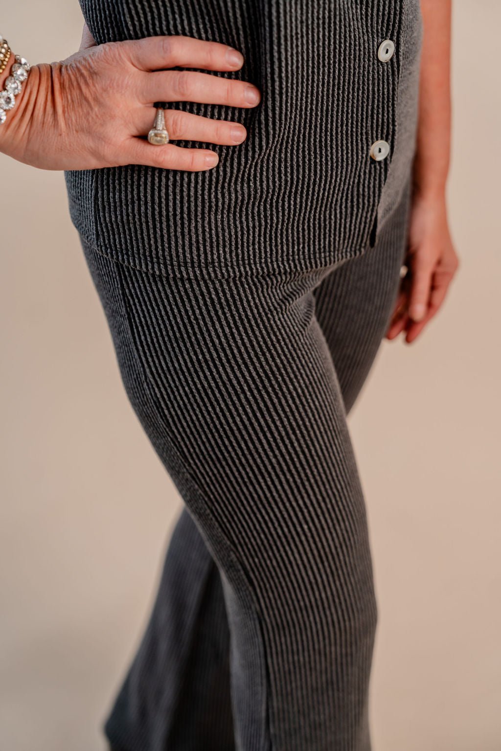 Urban Ribbed Roxy Pant - Mainstream Boutique