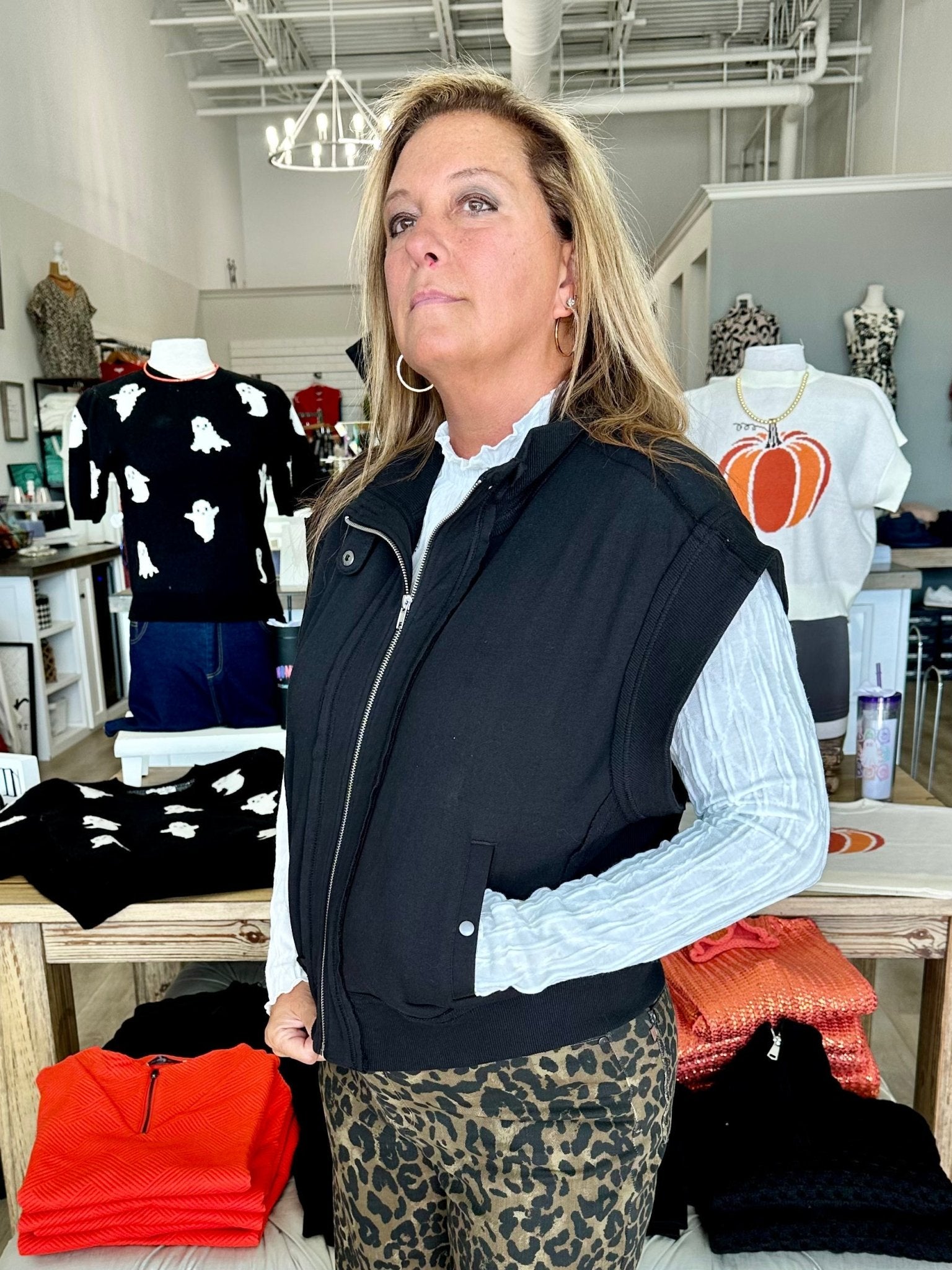 Vest Zipper - Mainstream Boutique