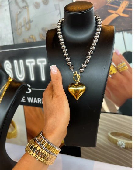 The Glam Heart Necklace - Mainstream Boutique