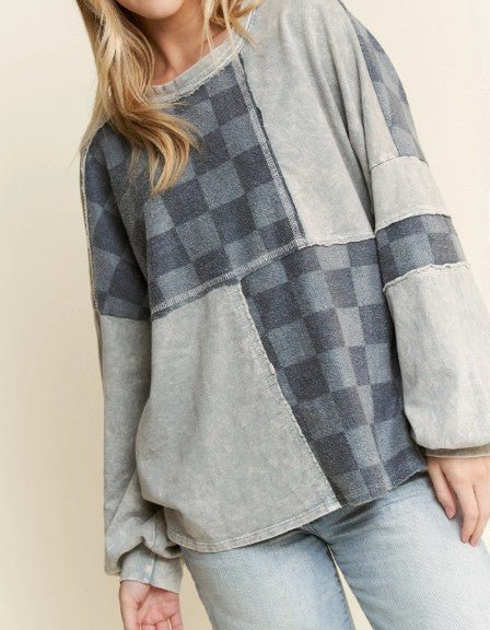 Checkmate Vibes Sweatshirt - Mainstream Boutique
