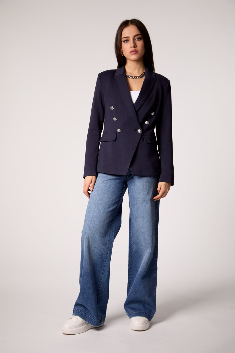 Blue Revival Helen Blazer W/ Removable Hoodie Insert - Navy - Mainstream Boutique