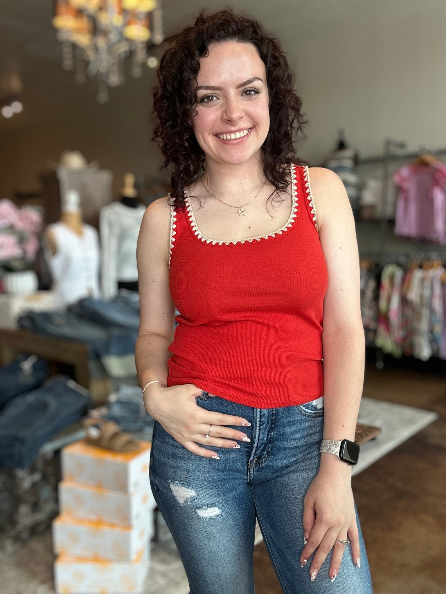 Jaidynn Rib Tank - Mainstream Boutique