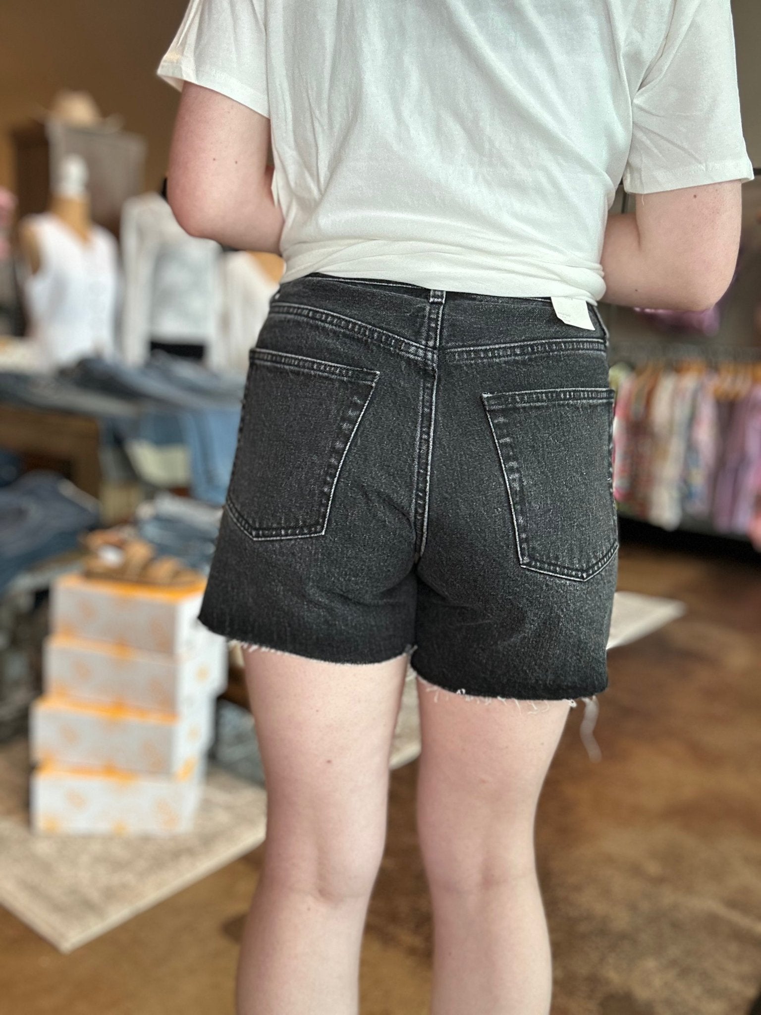 Everyday Hi - Rise Denim Shorts - Mainstream Boutique