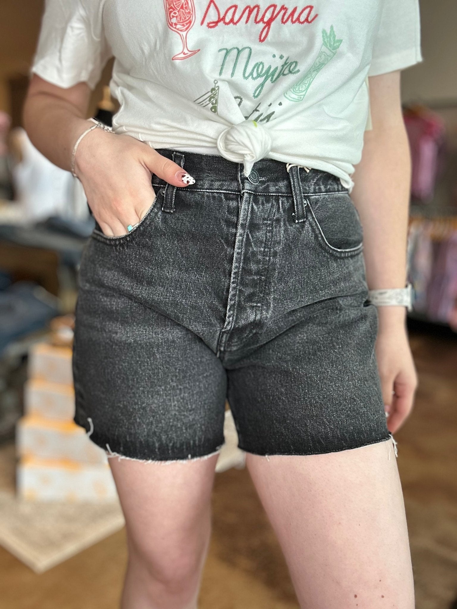 Everyday Hi - Rise Denim Shorts - Mainstream Boutique
