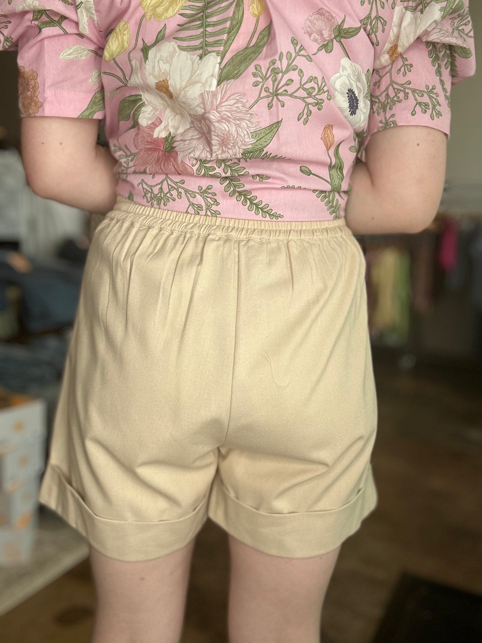 High Waist Pleated Shorts - Mainstream Boutique