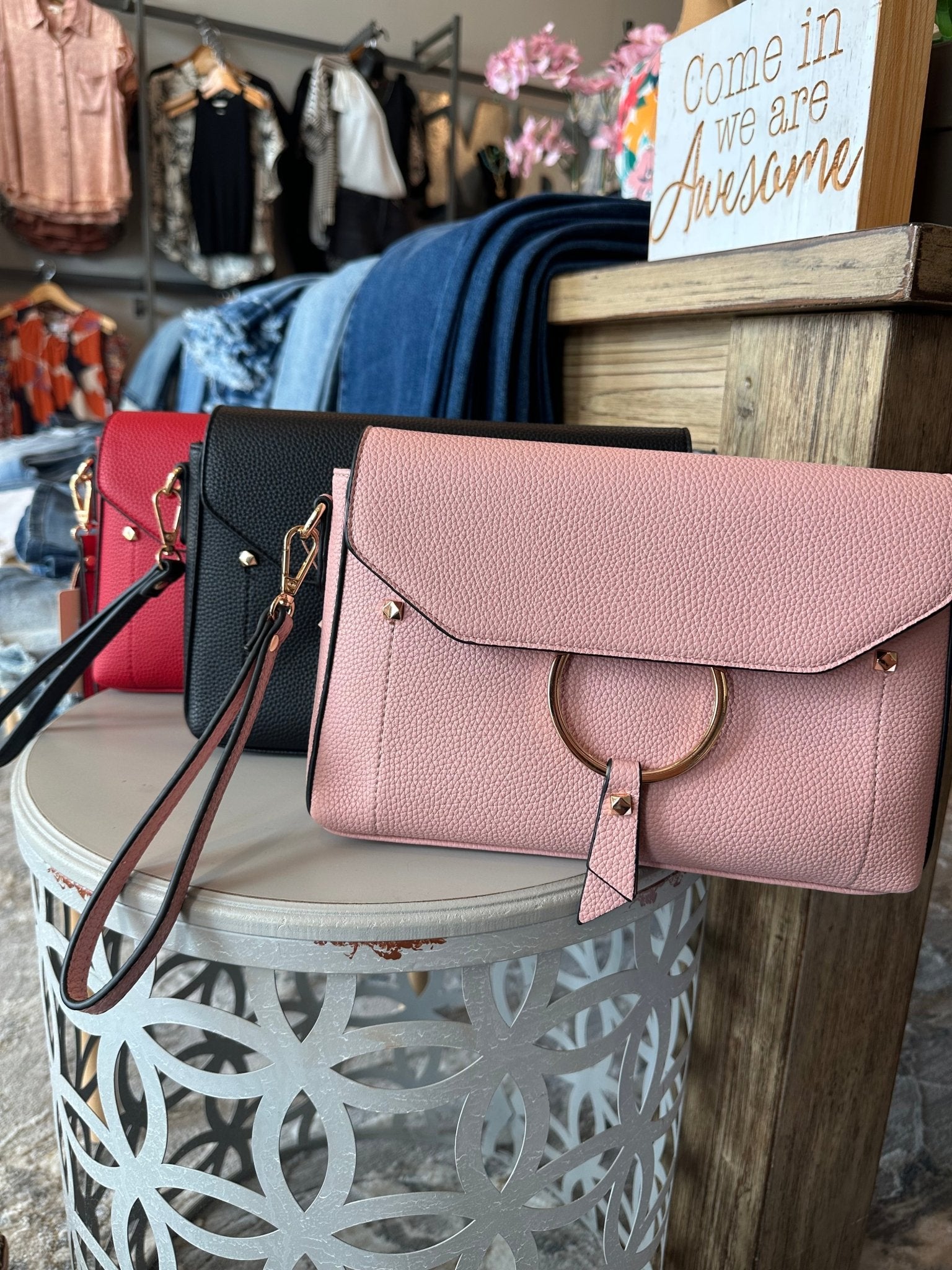 Ring & Tassel Crossbody - Mainstream Boutique