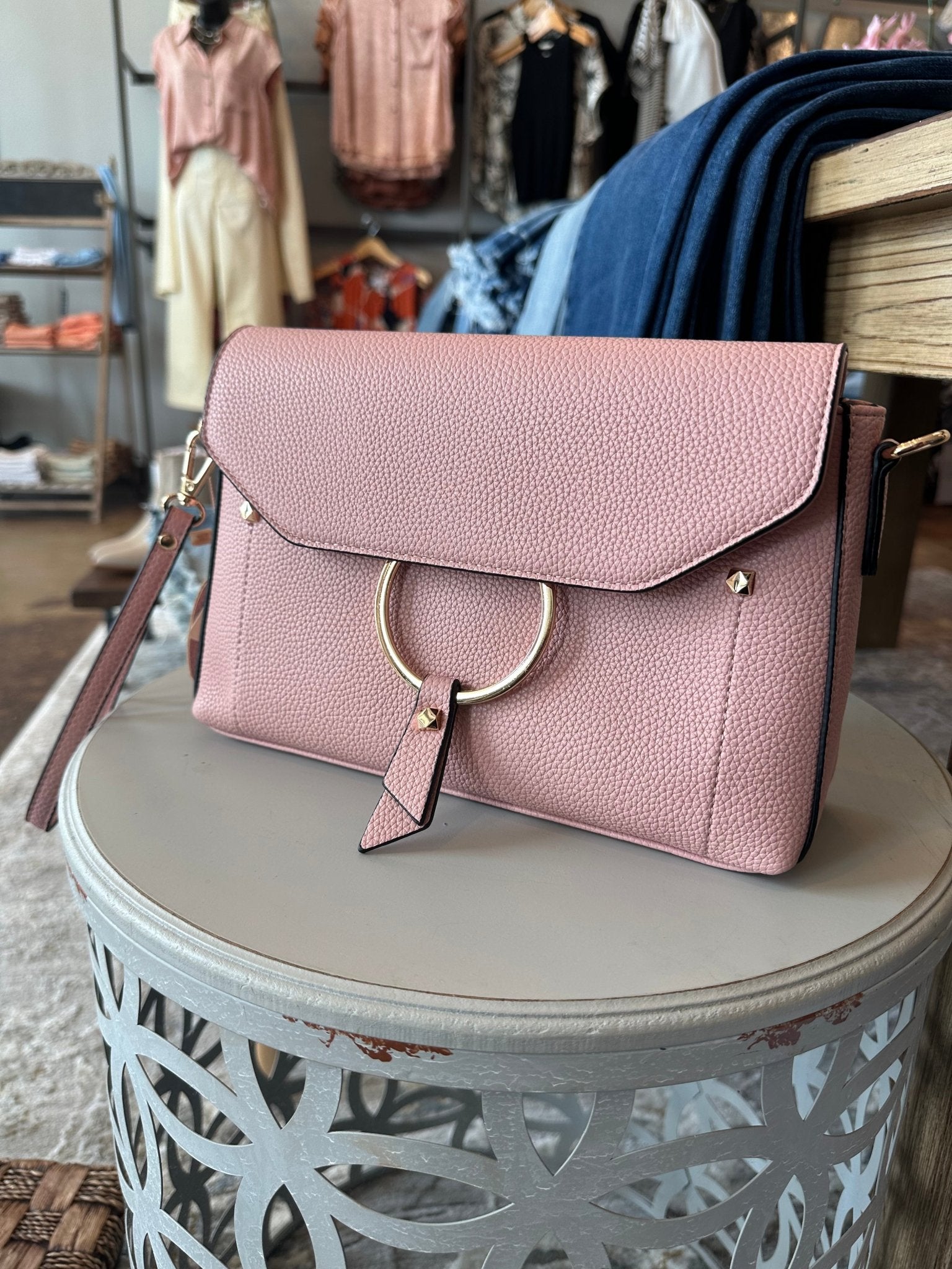 Ring & Tassel Crossbody - Mainstream Boutique