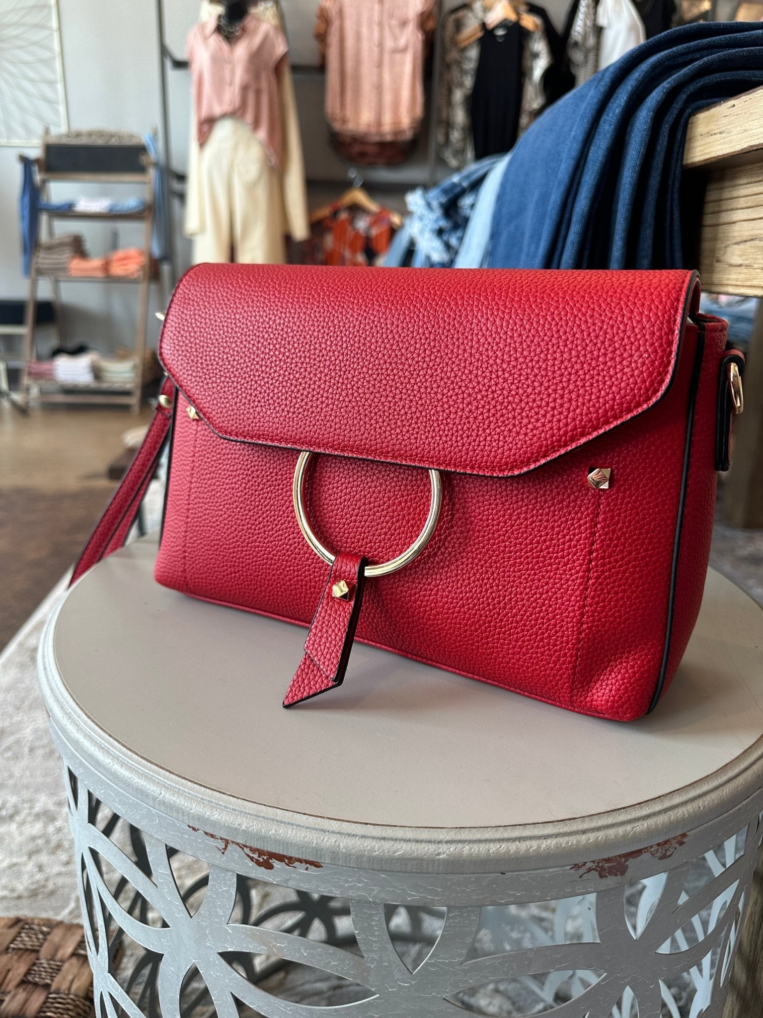 Ring & Tassel Crossbody - Mainstream Boutique