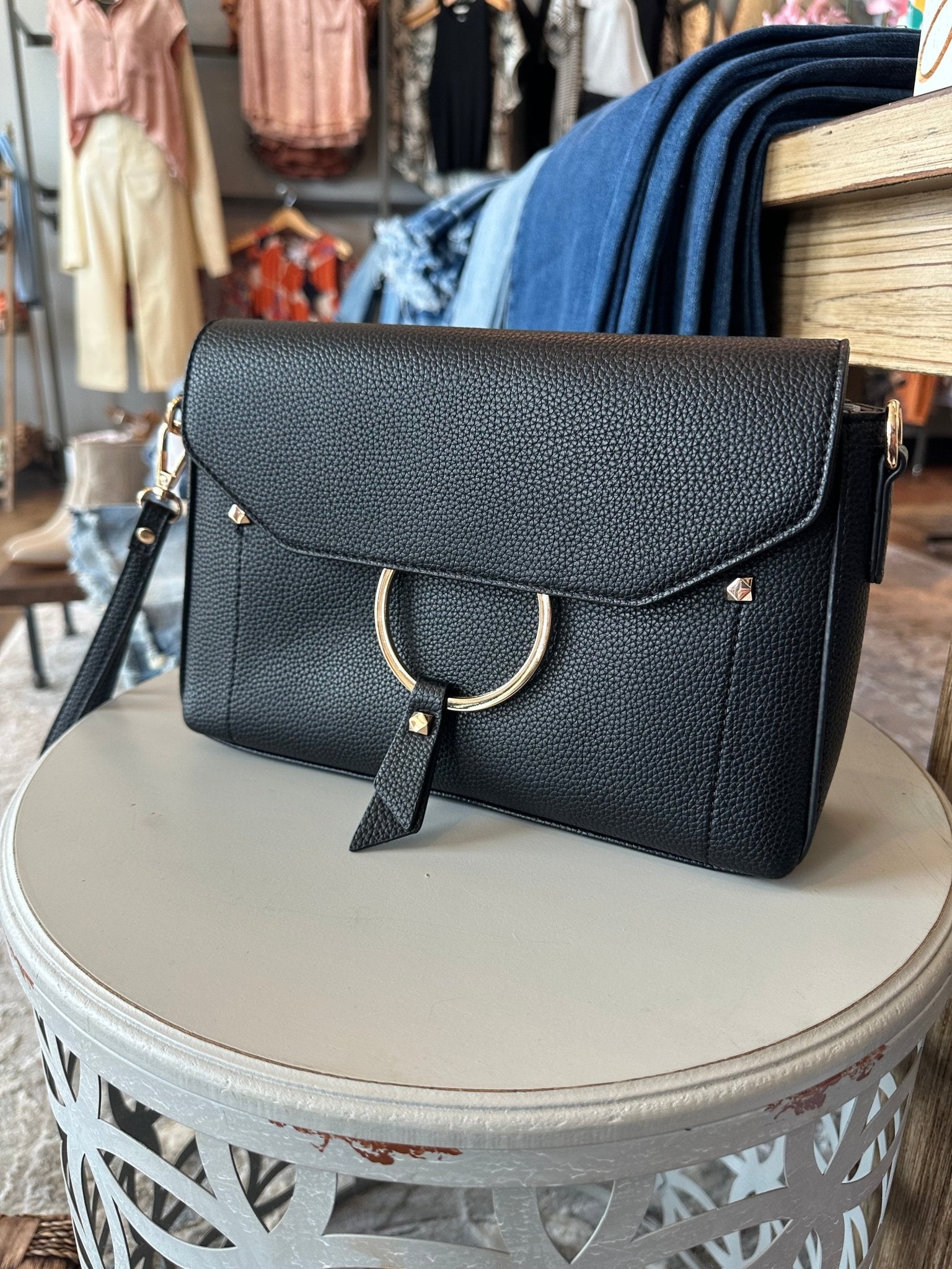 Ring & Tassel Crossbody - Mainstream Boutique