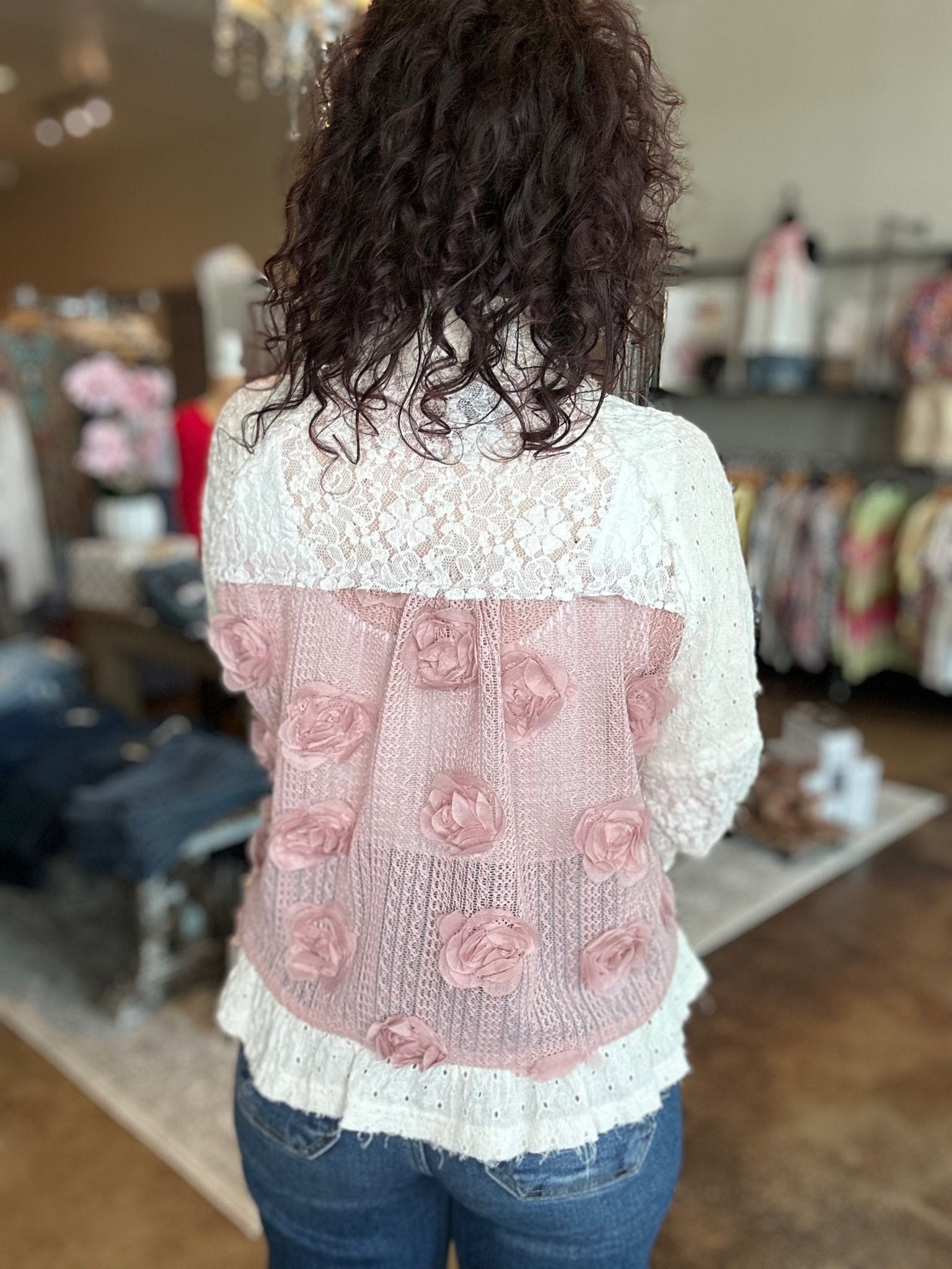 Vintage Washed Balloon Sleeve Jacket - Mainstream Boutique