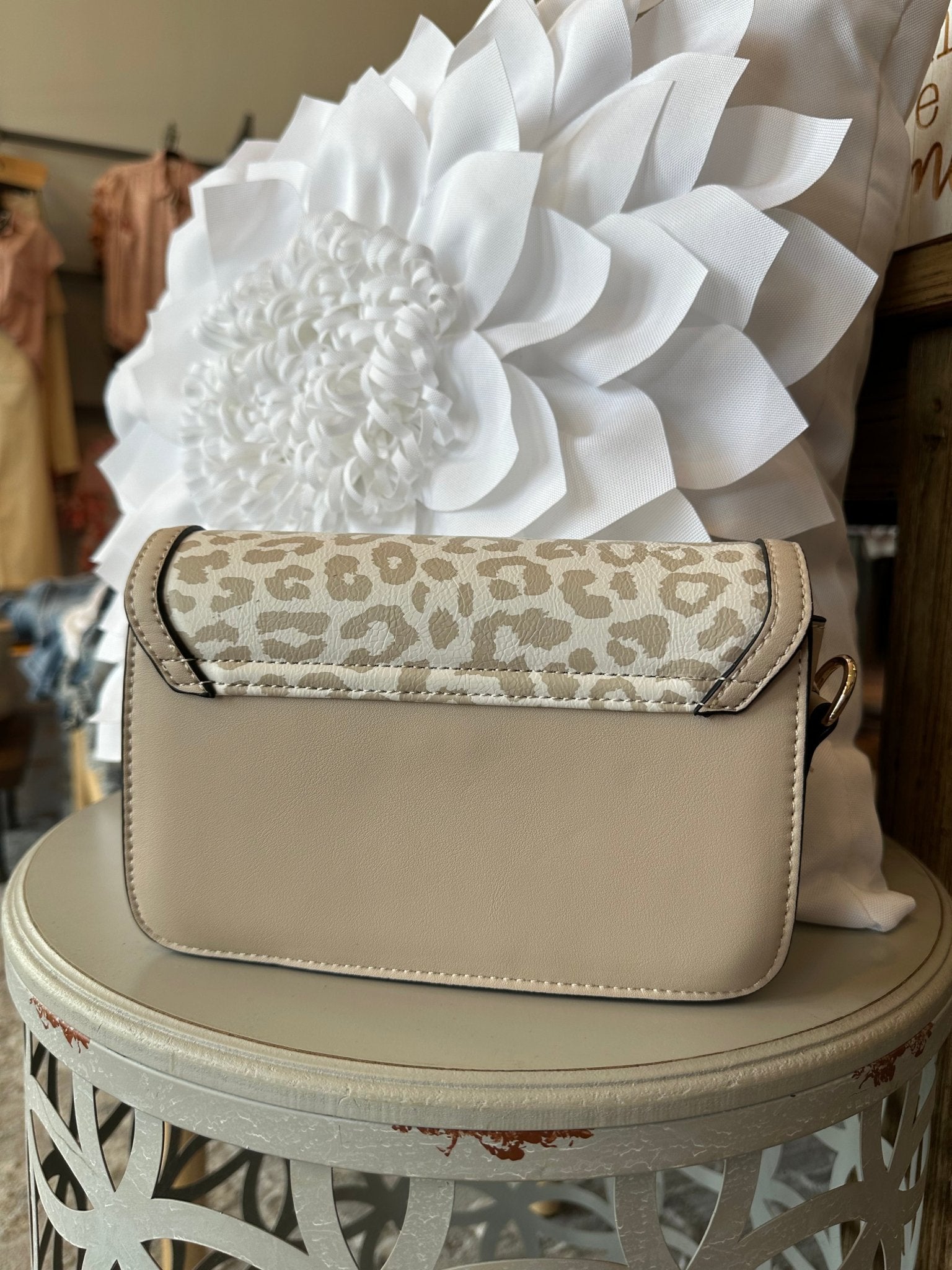 Gold Accented Cheetah Crossbody Bag - Mainstream Boutique
