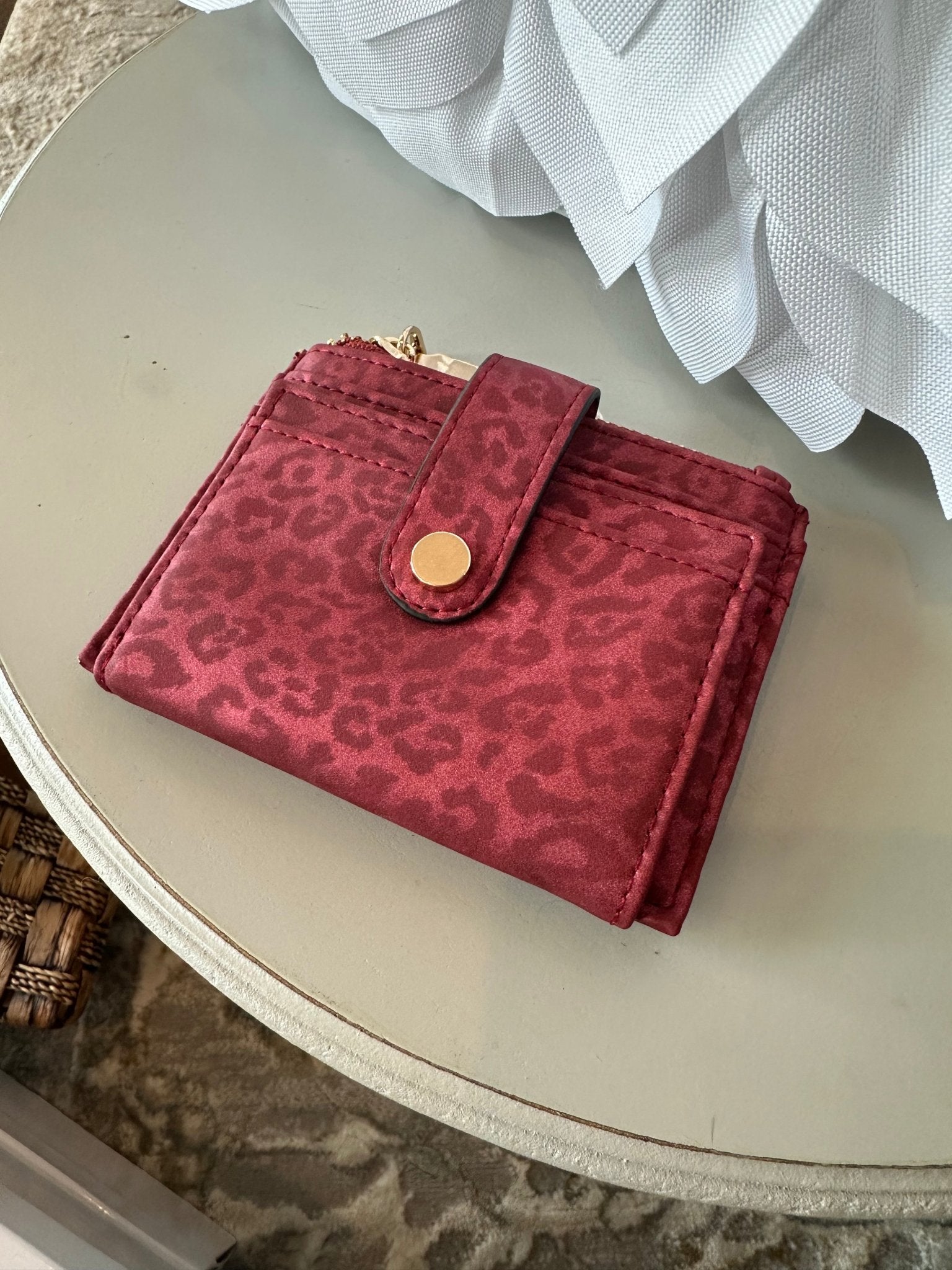 Mini Snap Card Holder Wallet - Mainstream Boutique
