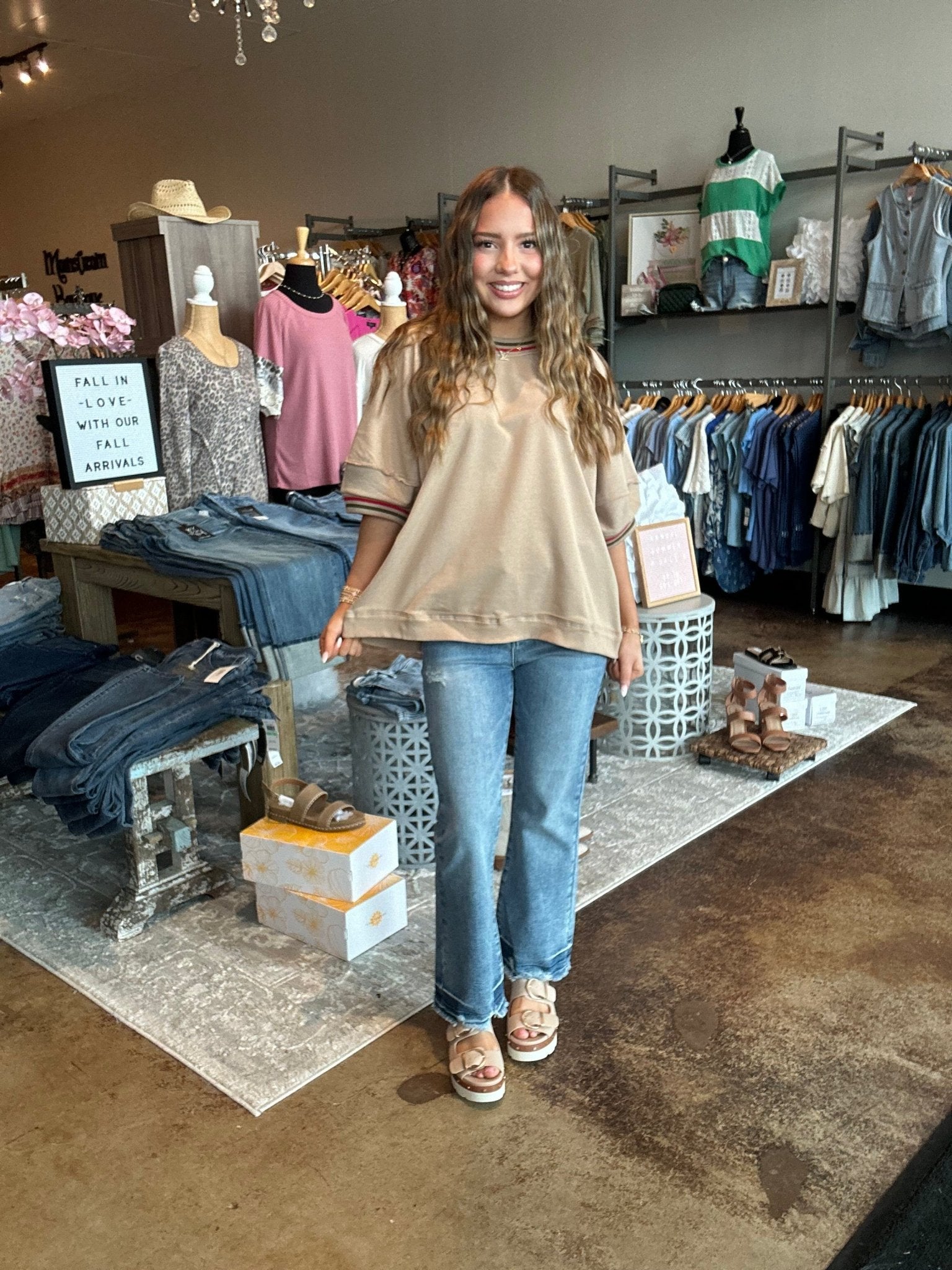 Raglan Sleeve Knit Pullover Top - Mainstream Boutique