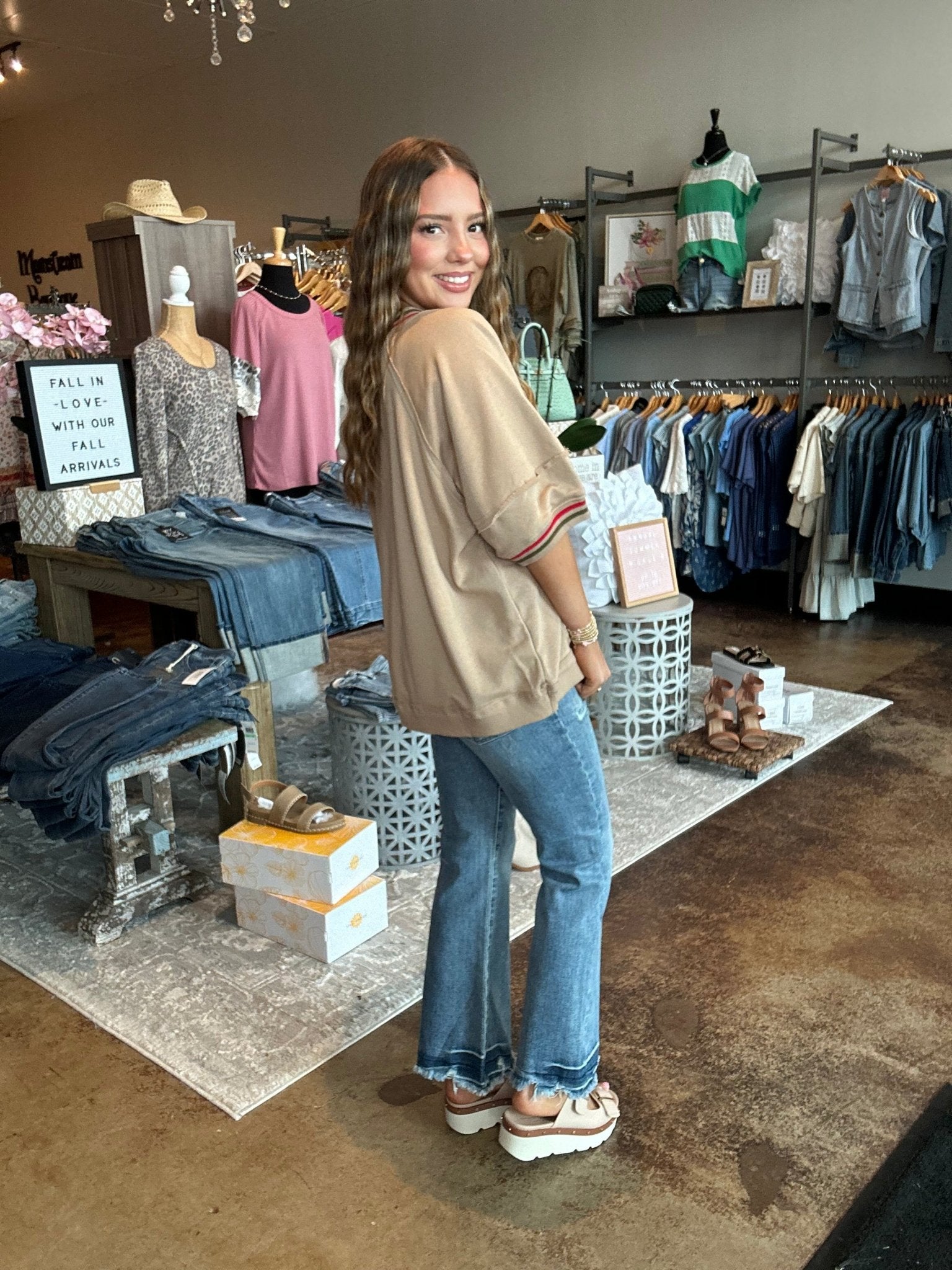 Raglan Sleeve Knit Pullover Top - Mainstream Boutique
