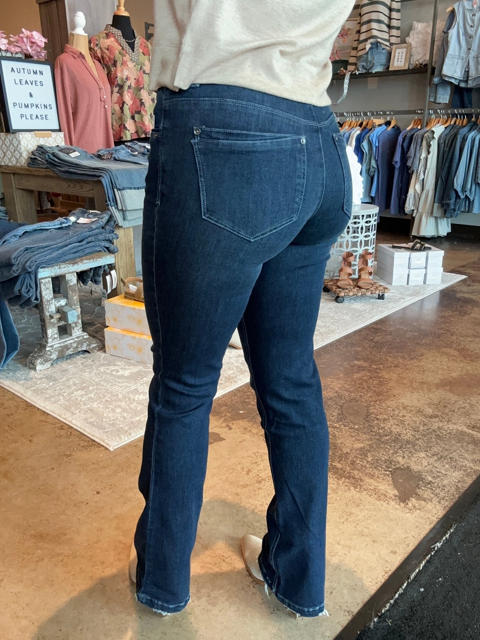 Itty Bitty Boot Jeans - Mainstream Boutique