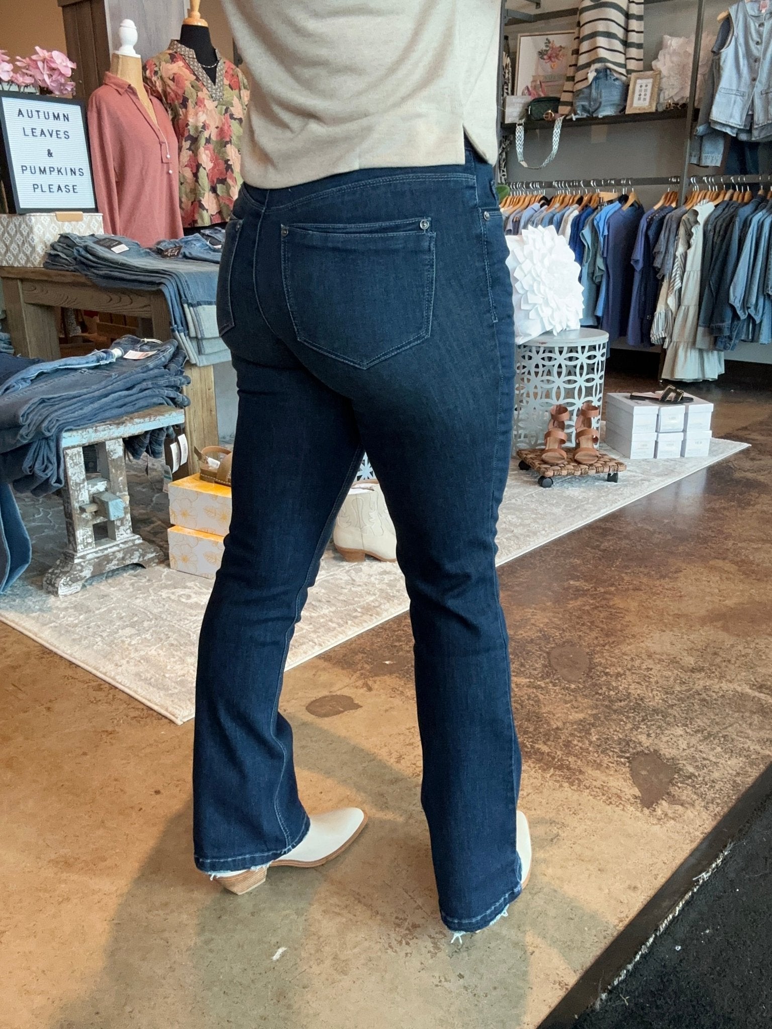 Itty Bitty Boot Jeans - Mainstream Boutique