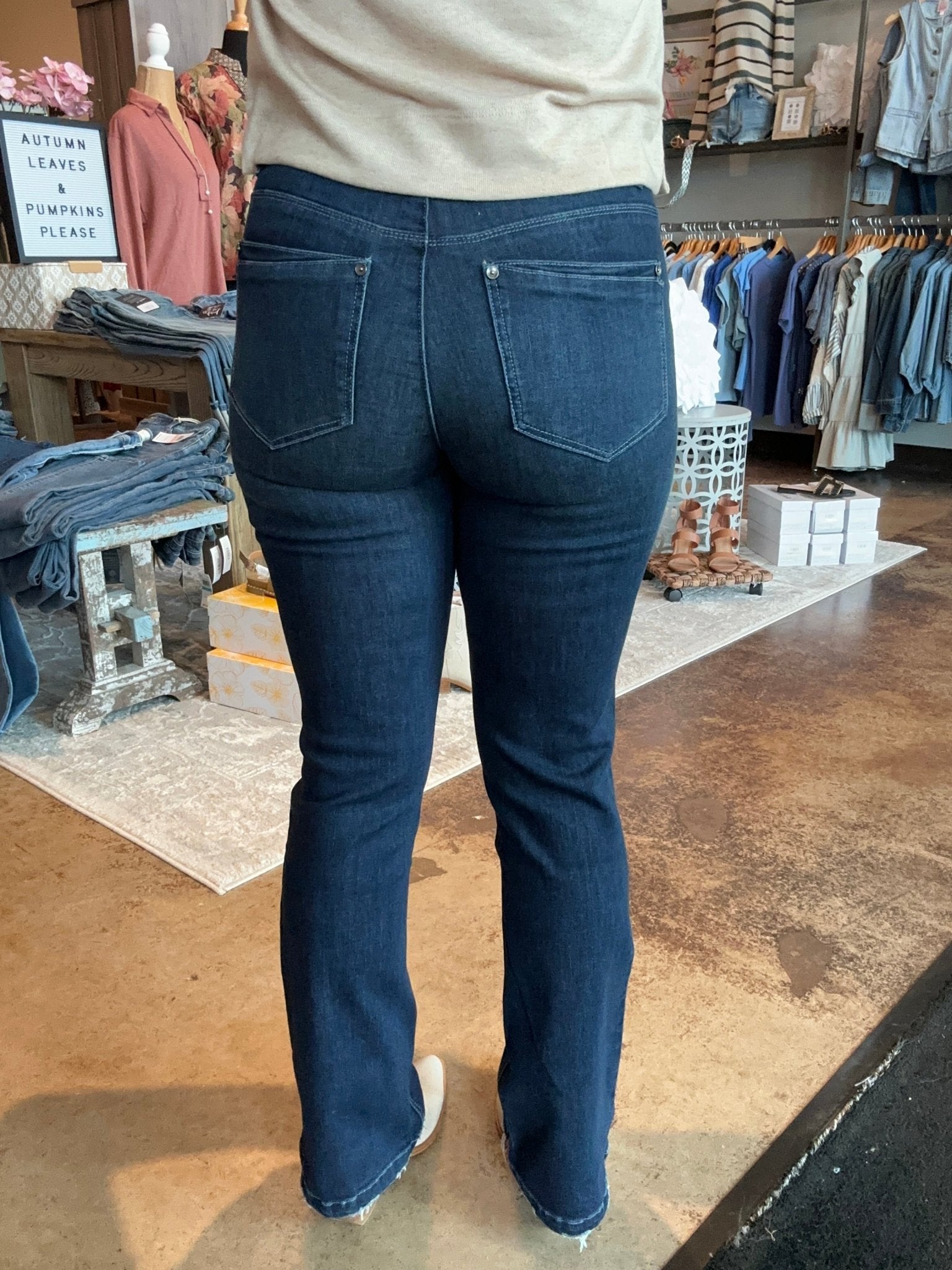 Itty Bitty Boot Jeans - Mainstream Boutique