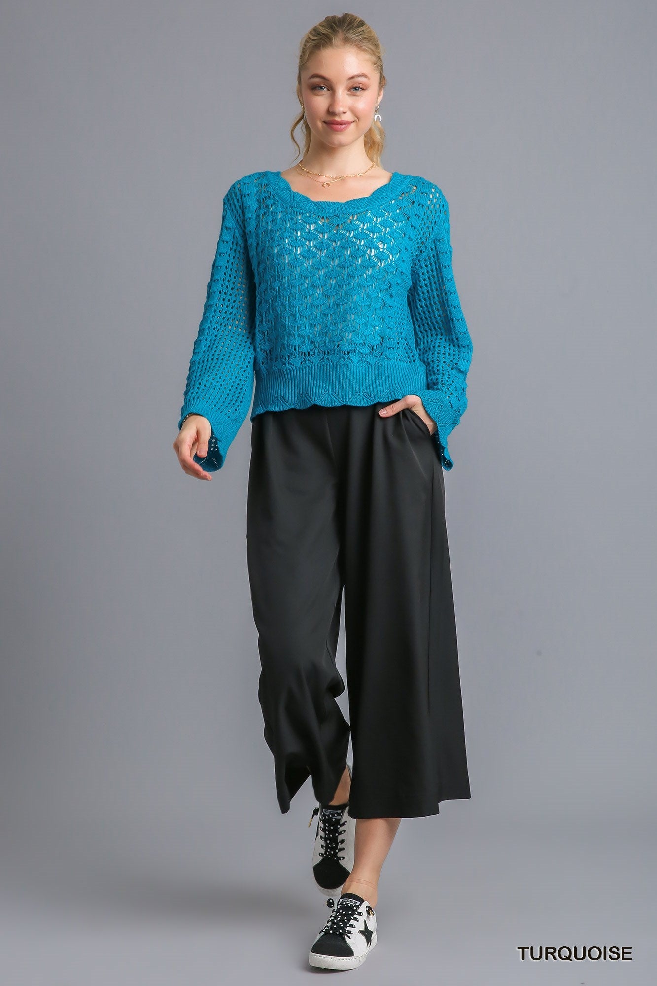 Crochet Light Weight Pullover - Mainstream Boutique